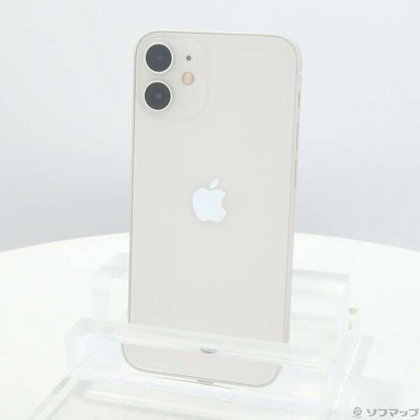 中古品〕 iPhone12 mini 64GB ホワイト MGA63J／A SIMフリー【305