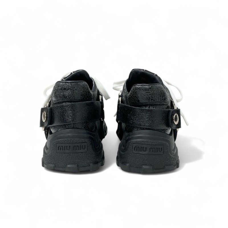 ⭐️SALE ⭐️ミュウミュウ　miumiu ビジュー付きスニーカー　ブラック 楽天市場】miumiu ビジュー スニーカー（靴）の通販
