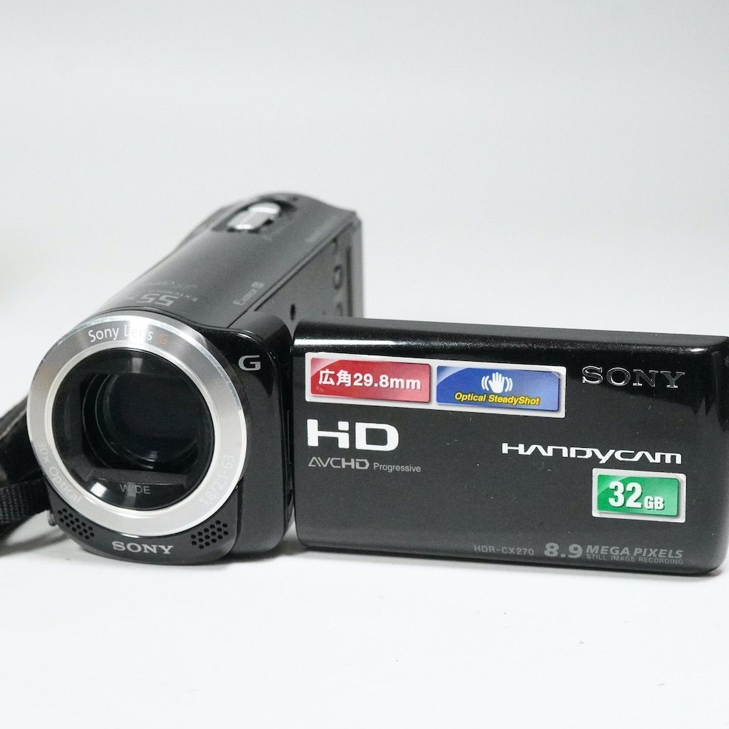 SONY ソニー HDR-CX270V ブラック 動作OK 返金保証 /2411 - メルカリ