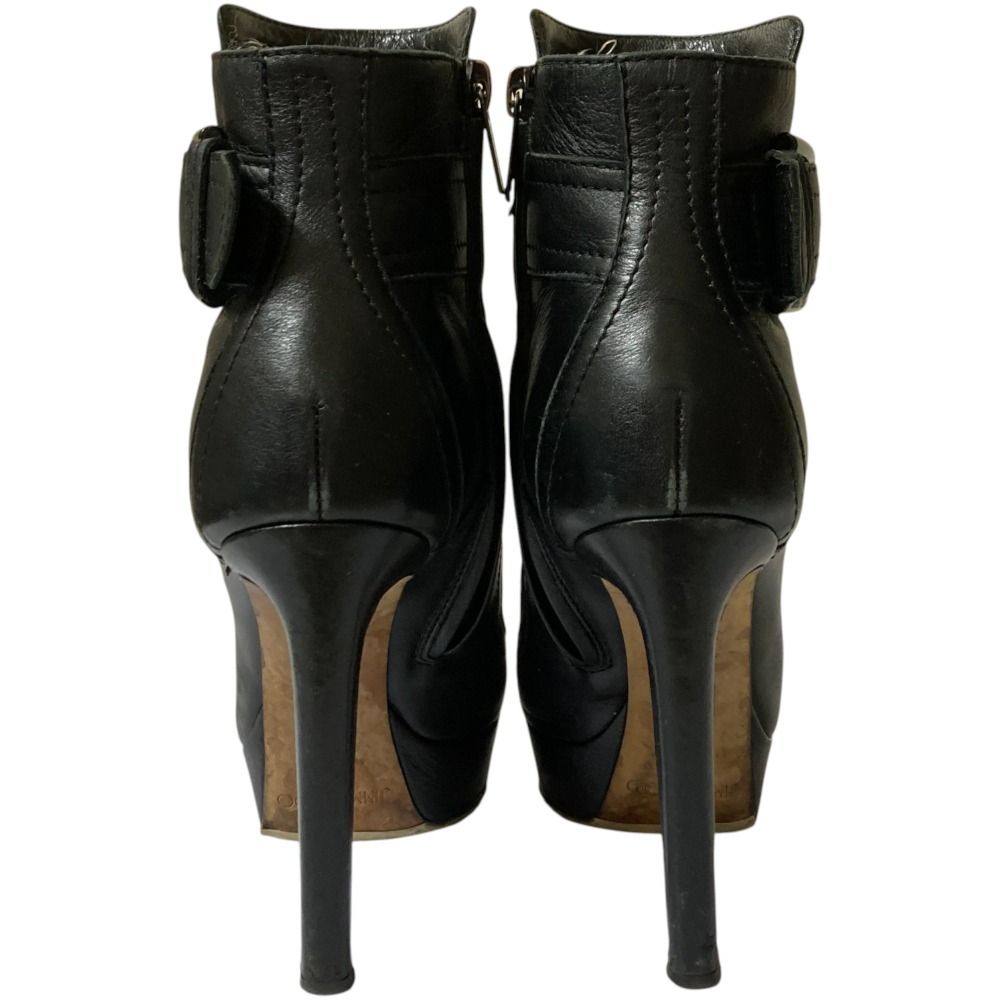 良品 JIMMY CHOO ジミーチュウ レザー ショートブーツ サイズ35 22cm