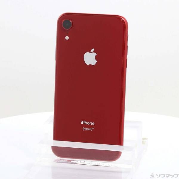iPhoneXR プロダクトレッド本体　64GB 説明欄読んでください 中古品〕 iPhoneXR 64GB プロダクトレッド MT062J／A SIMフリー【262
