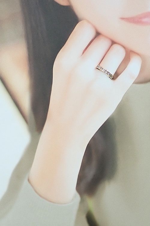 ジーエスティービー ダイヤモンド リング K18ホワイトゴールド K18