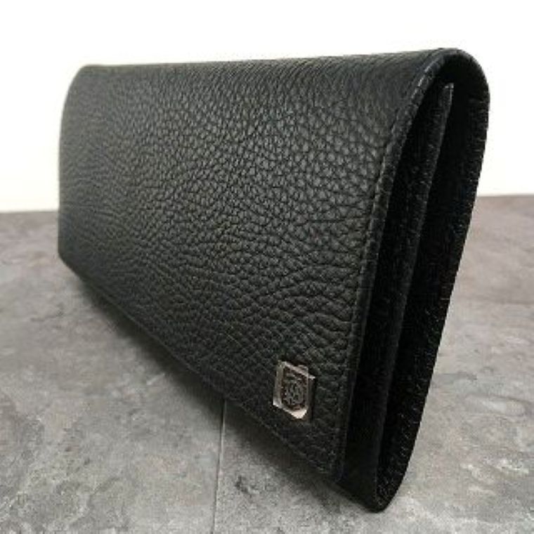 送料込み！ 未使用品 dunhill 長財布 ブラック レザー 箱付き 581