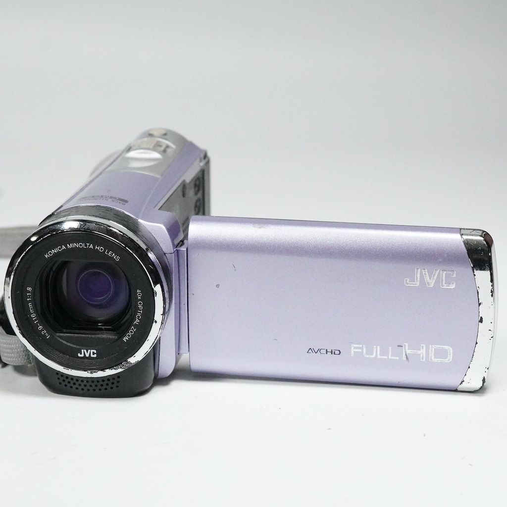 JVC Victor Everio GZ-E310-V パープル 動作OK 返金保証 /2412 - メルカリ