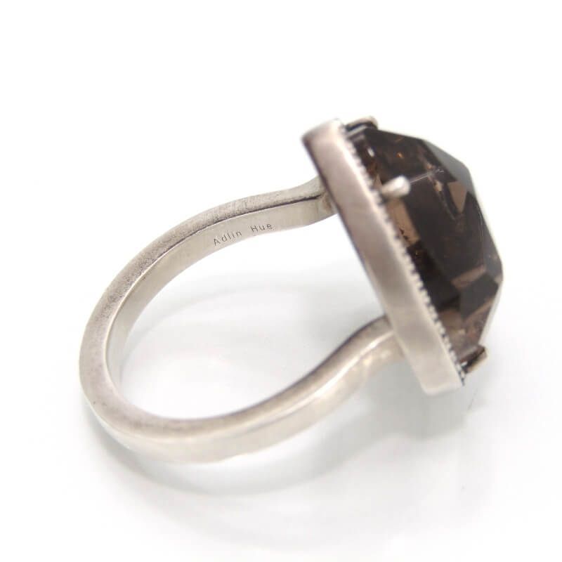 Adlin Hue アドリン ヒュー リング スモーキークォーツ ハート 1894