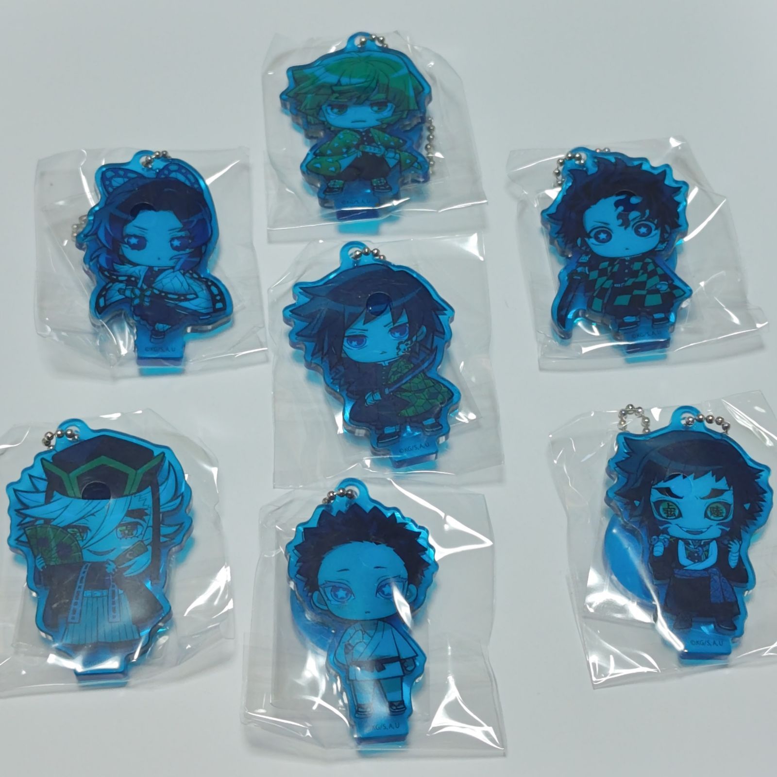 鬼滅の刃 ここみえ アクリルフィギュア 玖ノ型 全7種コンプリート