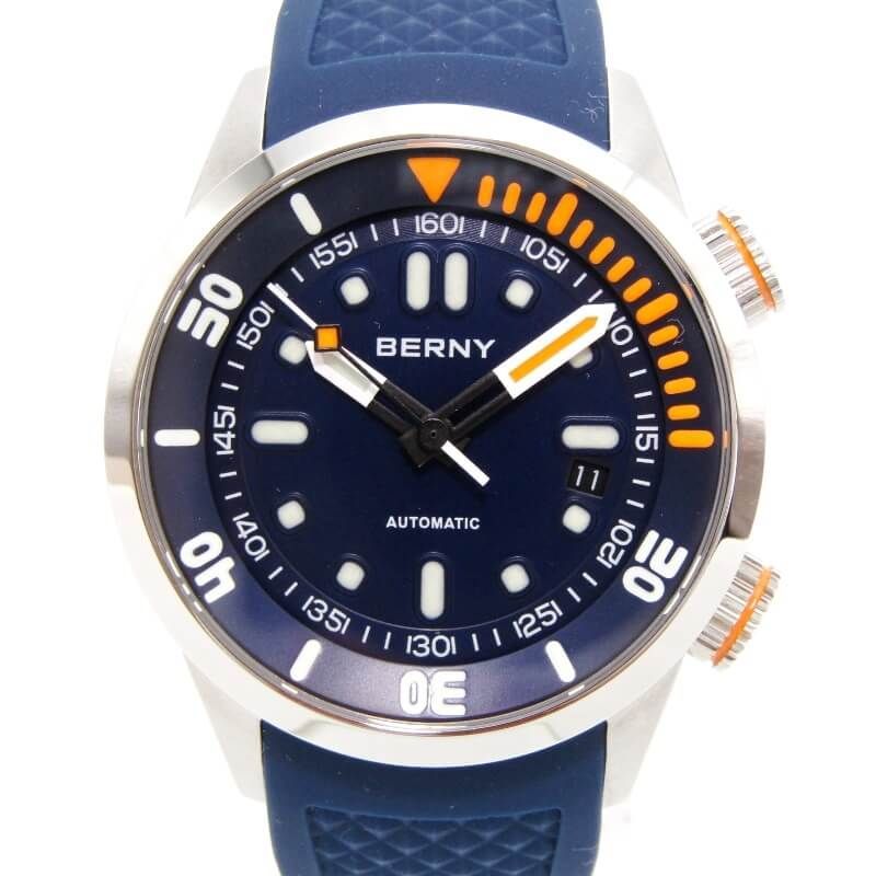 BERNY バーニー AM339M-C 自動巻き ダイビングウォッチ 手巻付き  