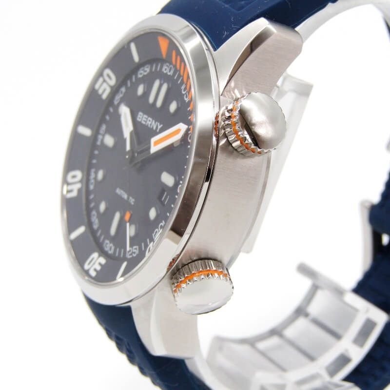 BERNY バーニー AM339M-C 自動巻き ダイビングウォッチ 手巻付き  