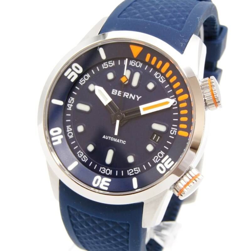 BERNY バーニー AM339M-C 自動巻き ダイビングウォッチ 手巻付き