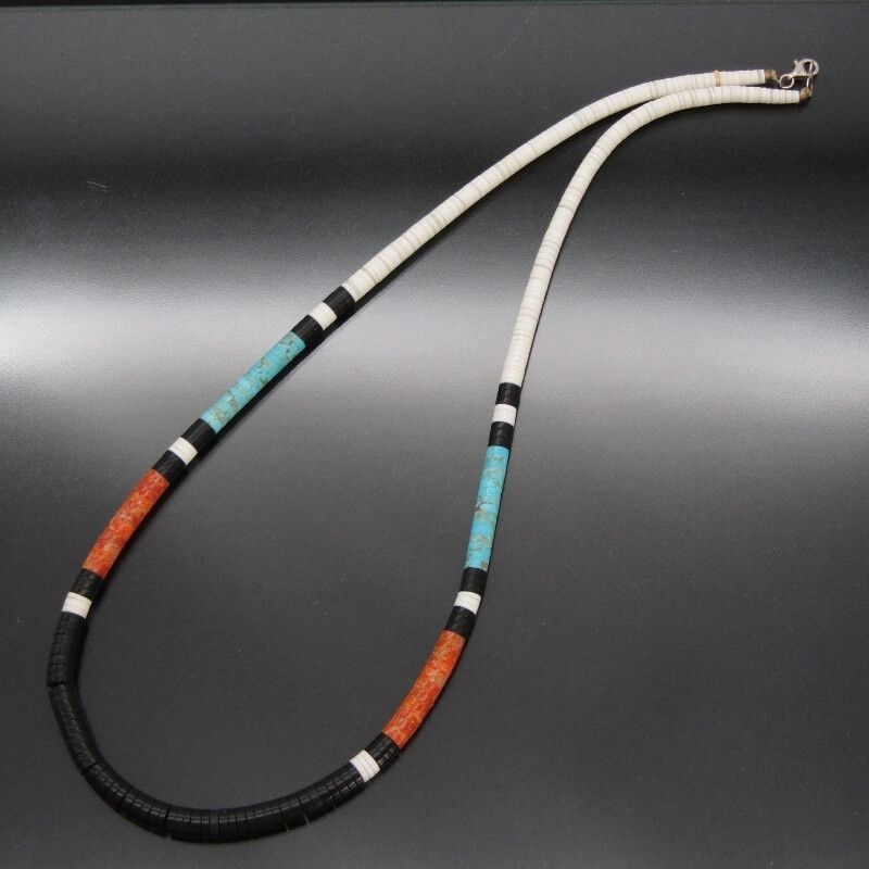 Calvin Lovato サントドミンゴ族 ヒシネックレス 56cm カルビンロバト