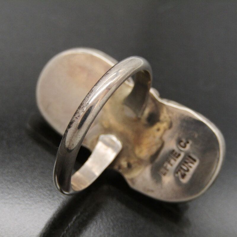 Effie Calavaza ズニ族 リング 2ターコイズ エフィーカラバサ スネーク