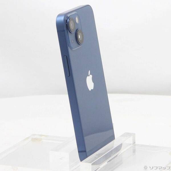 中古品〕 iPhone13 mini 128GB ブルー MLJH3J／A SIMフリー【349