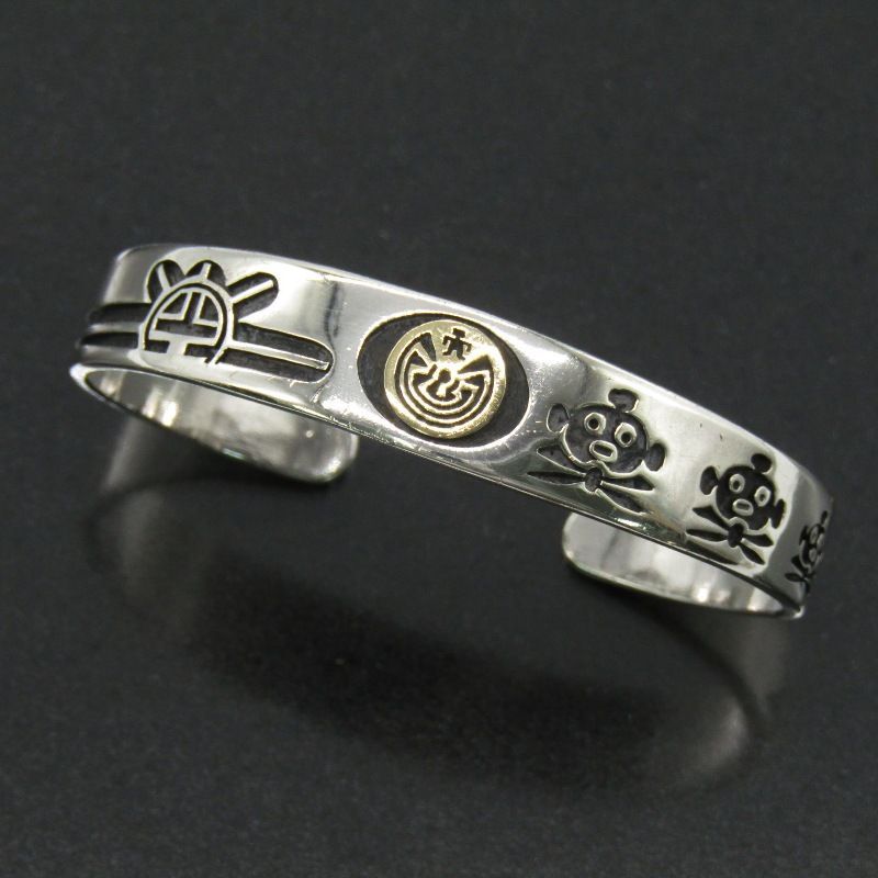 Jason Takala ホピ族 バングル 14K メイズ オーバーレイ ジェイソン