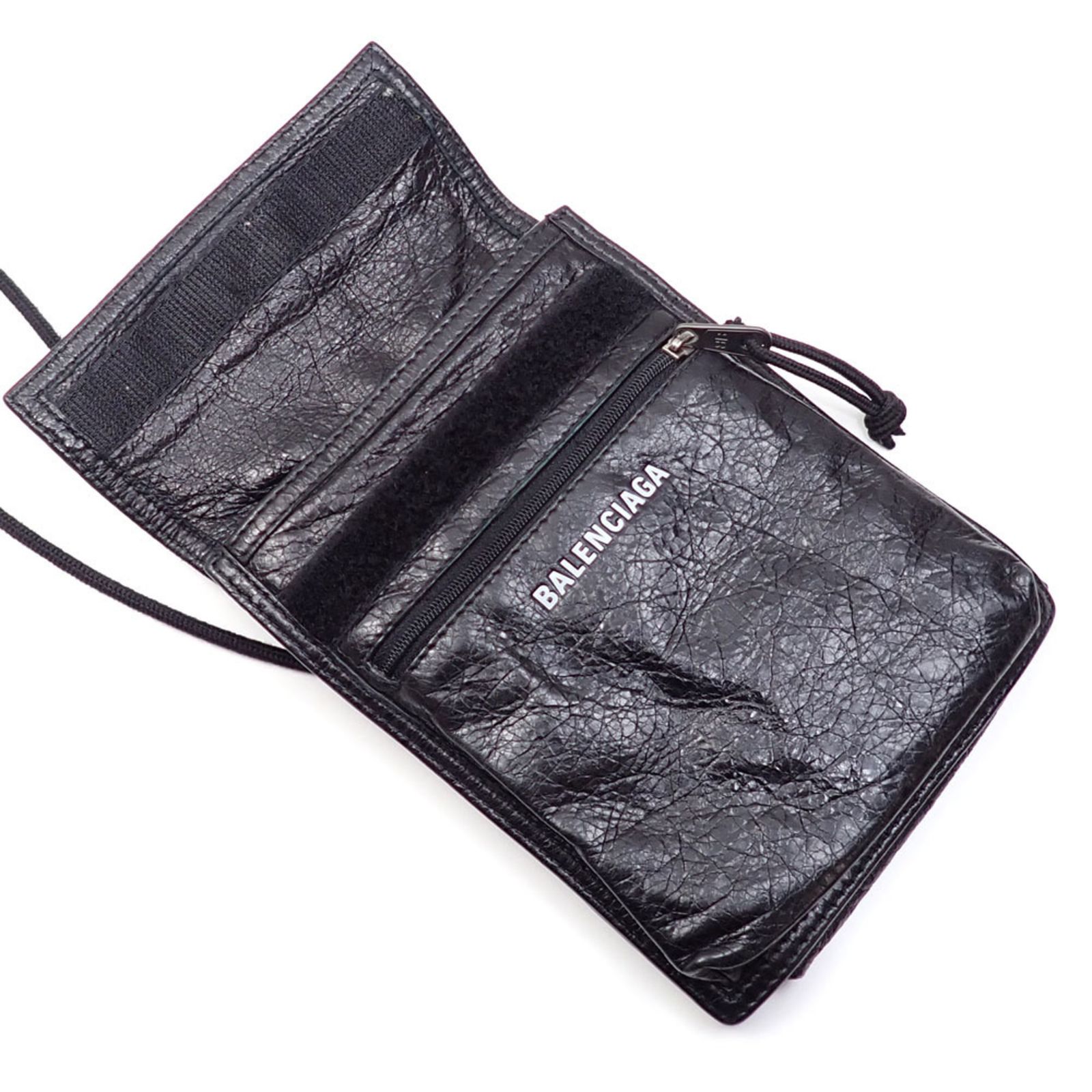 バレンシアガ BALENCIAGA エクスプローラー スモールポーチ ☆人気！【BALENCIAGA】EXPLORER ストラップ付き スモールポーチ