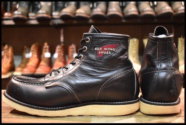 9E 良品 Y's別注 02年】レッドウィング 8179 アイリッシュセッター 黒