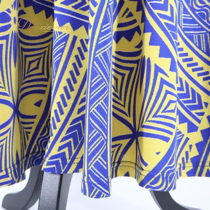 フラダンス用衣装 美品 安い オーガンジー】 ネイビーベロア生地