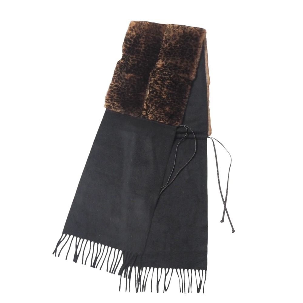 □美品□FENDI フェンディ ストール カシミヤ × ミンク ファー 毛皮