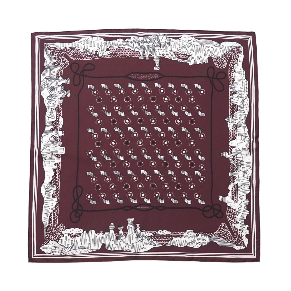 新品未使用】ななつ星限定タイシルクスカーフ □美品□HERMES エルメス Les