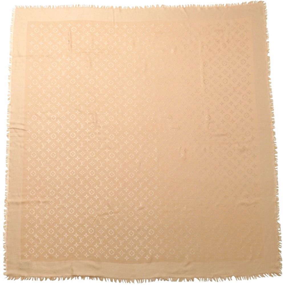 □美品□LOUIS VUITTON ルイ・ヴィトン ストール モノグラム 総柄 大判  