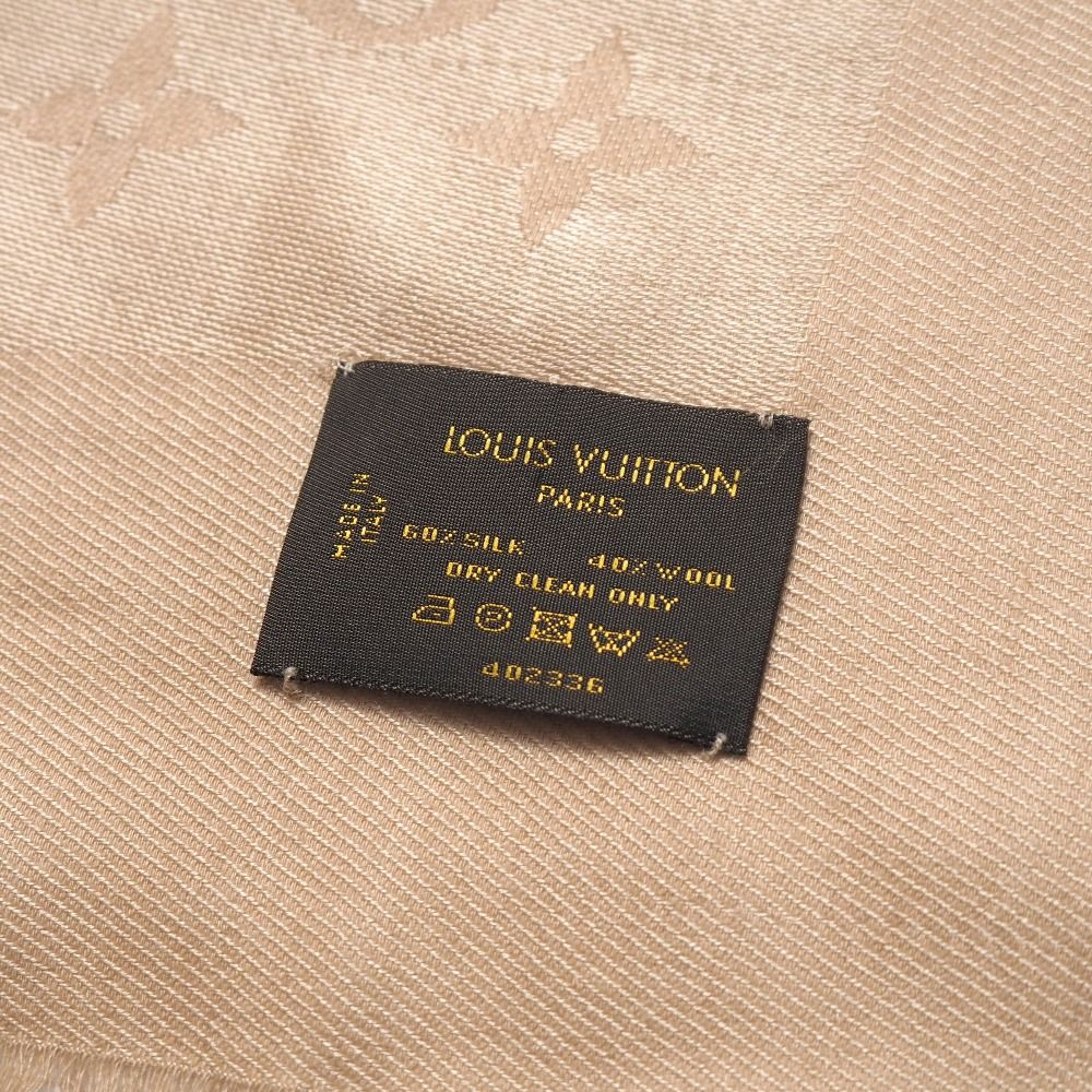 □美品□LOUIS VUITTON ルイ・ヴィトン ストール モノグラム 総柄 大判  