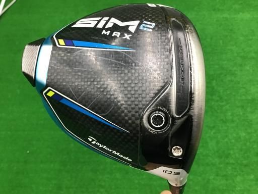 （美品）高反発加工済SIM2MAX 10.5° R フェイス復元OK TaylorMade テーラーメイド SIM2 MAX 10.5° ドライバー DR フレックスR