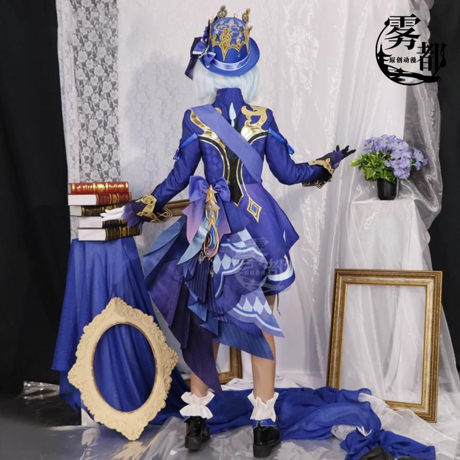霧都 ウードゥ 原神 フリーナ 黒衣 コスプレ衣装 フカロス 女性用 meilu 51209
