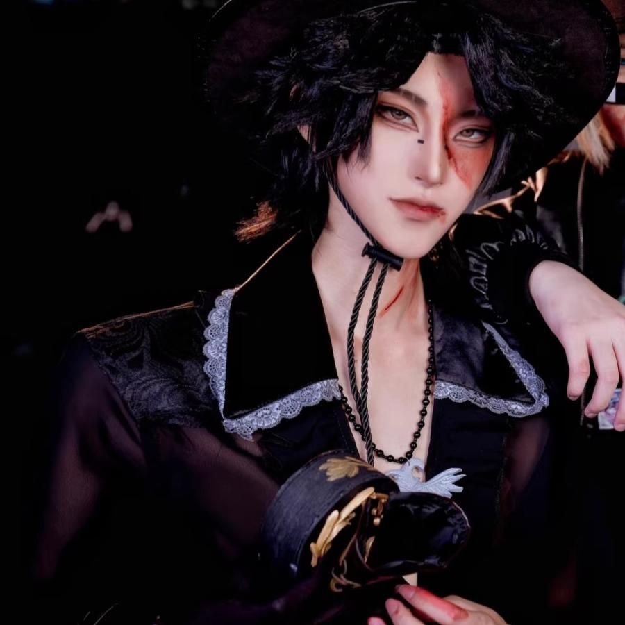 Identity V 探検家 黒チューリップ コスプレ衣装 フルセット meilu 51210