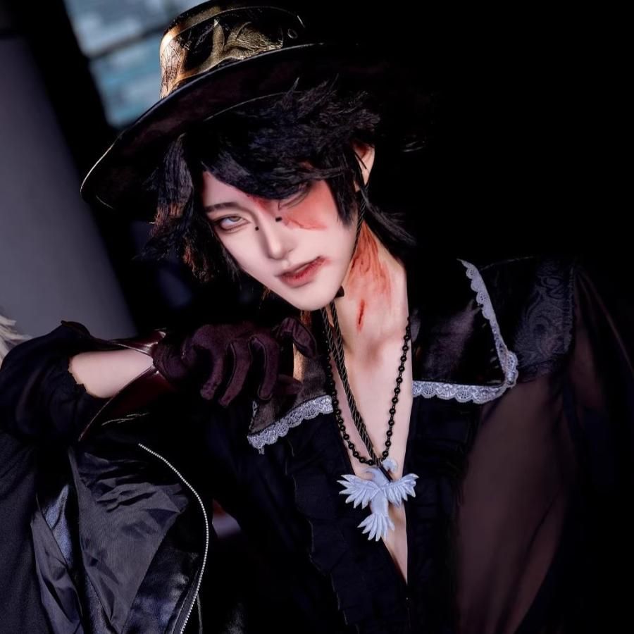 Identity V 探検家 黒チューリップ コスプレ衣装 フルセット meilu 51210