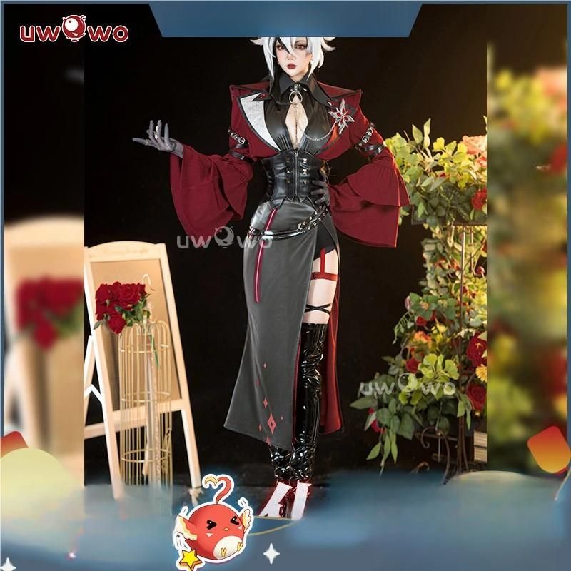 新発売 悠窩窩 原神 アレッチーノ 紅夜 コスプレ 衣装 meilu 51210