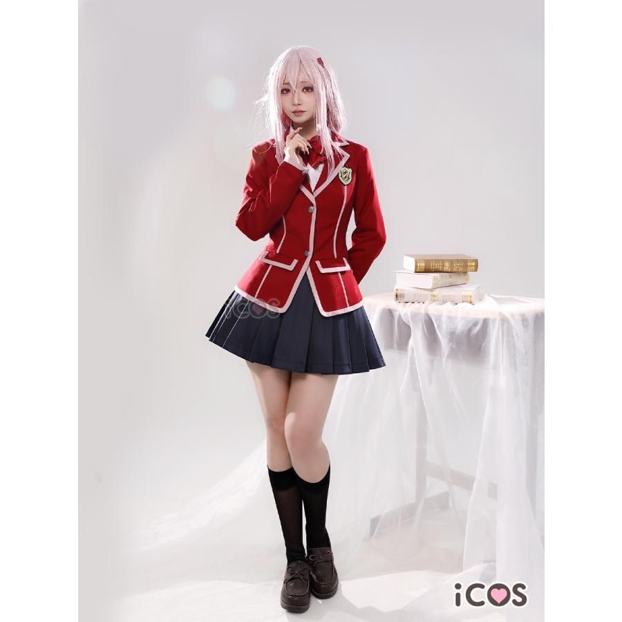 ICOS ギルティクラウン 楪いのり 学園制服 コスプレ衣装 meilu 51210