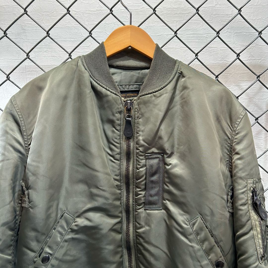90s ALPHA INDUSTRIES B-15D MOD made in USAフライトジャケット 90 