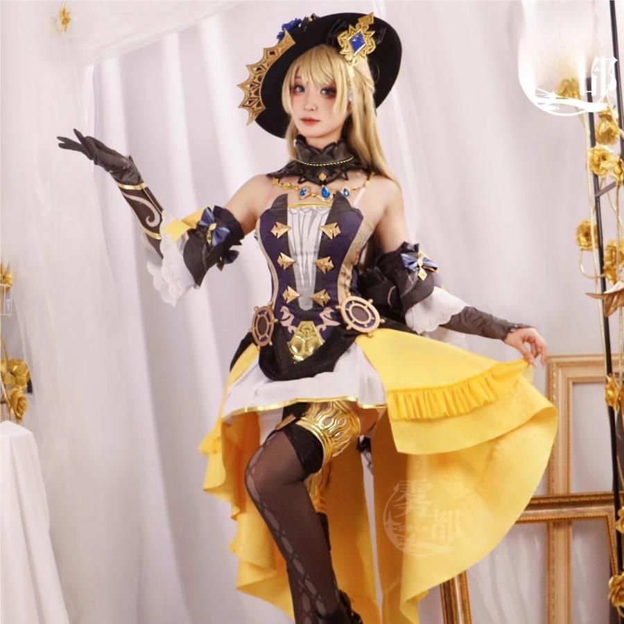 ♥ 霧都アニメ 原神 ナヴィア コスプレ衣装 meilu 51209