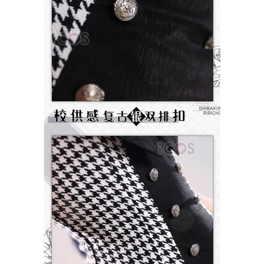 ICOS 妖狐 僕SS 白鬼院凜々蝶 コスプレ衣装 鬼屋敷歌留多 JK夏服 女性用 meilu 51204