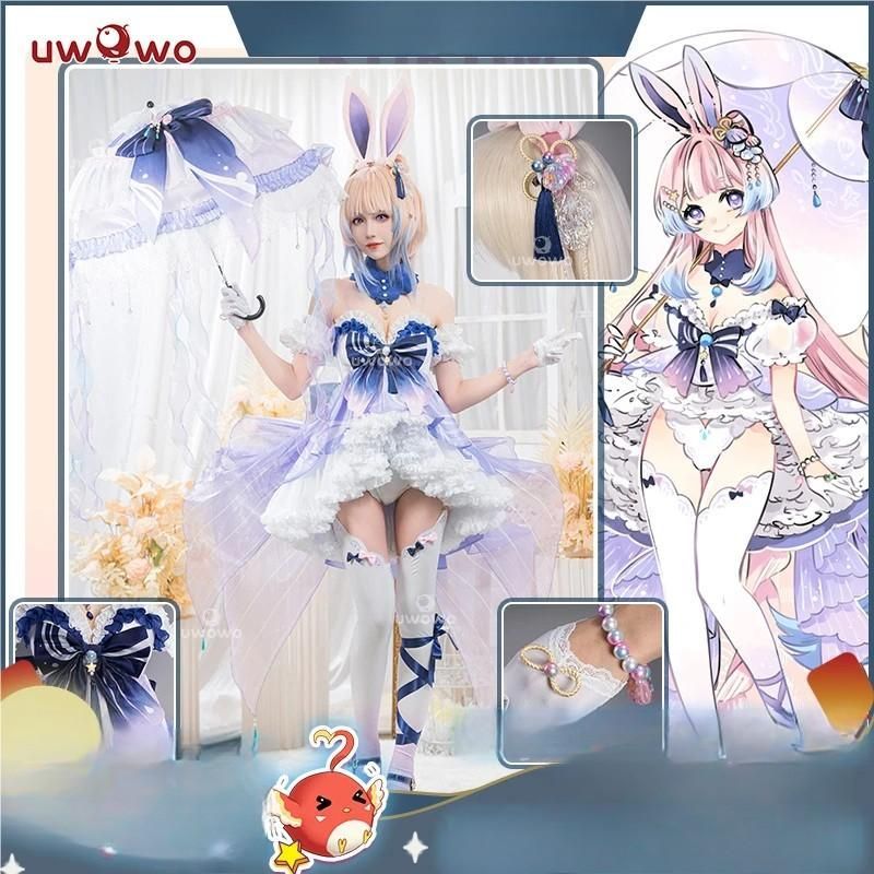 Uwowo悠窩窩 原神 珊瑚宮心海 バニーガール コスプレ 衣装 meilu 51209