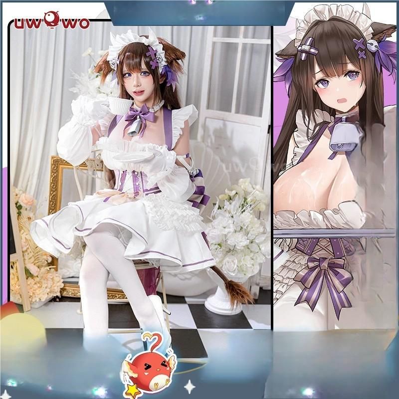 悠窩窩 コスプレ 衣装 アズールレーン カシワノ メイド meilu 51209