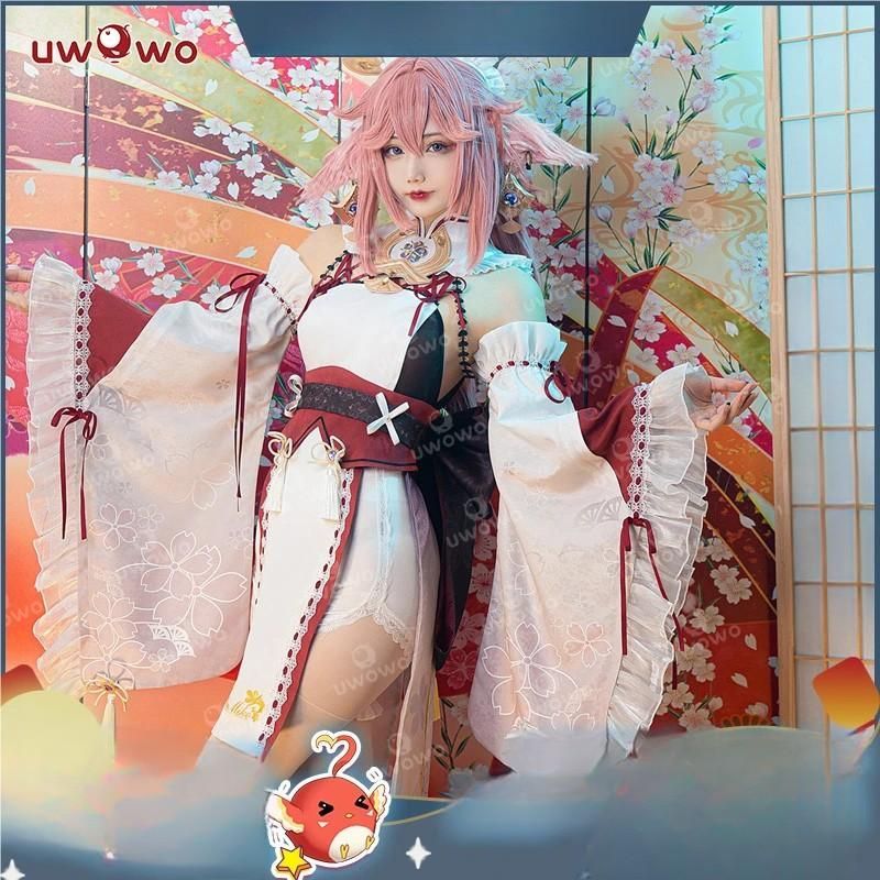 Uwowo悠窩窩 原神 八重神子 メイド コスプレ 衣装 meilu 51209