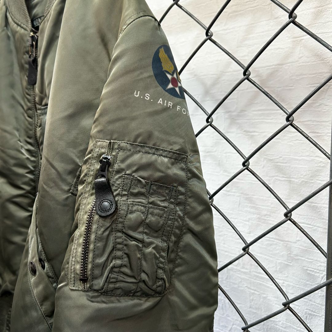 90s ALPHA INDUSTRIES B-15D MOD made in USAフライトジャケット 90 