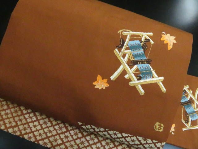 a2508-71 名古屋帯 九寸 美品 正絹 着物 名古屋仕立て - メルカリ