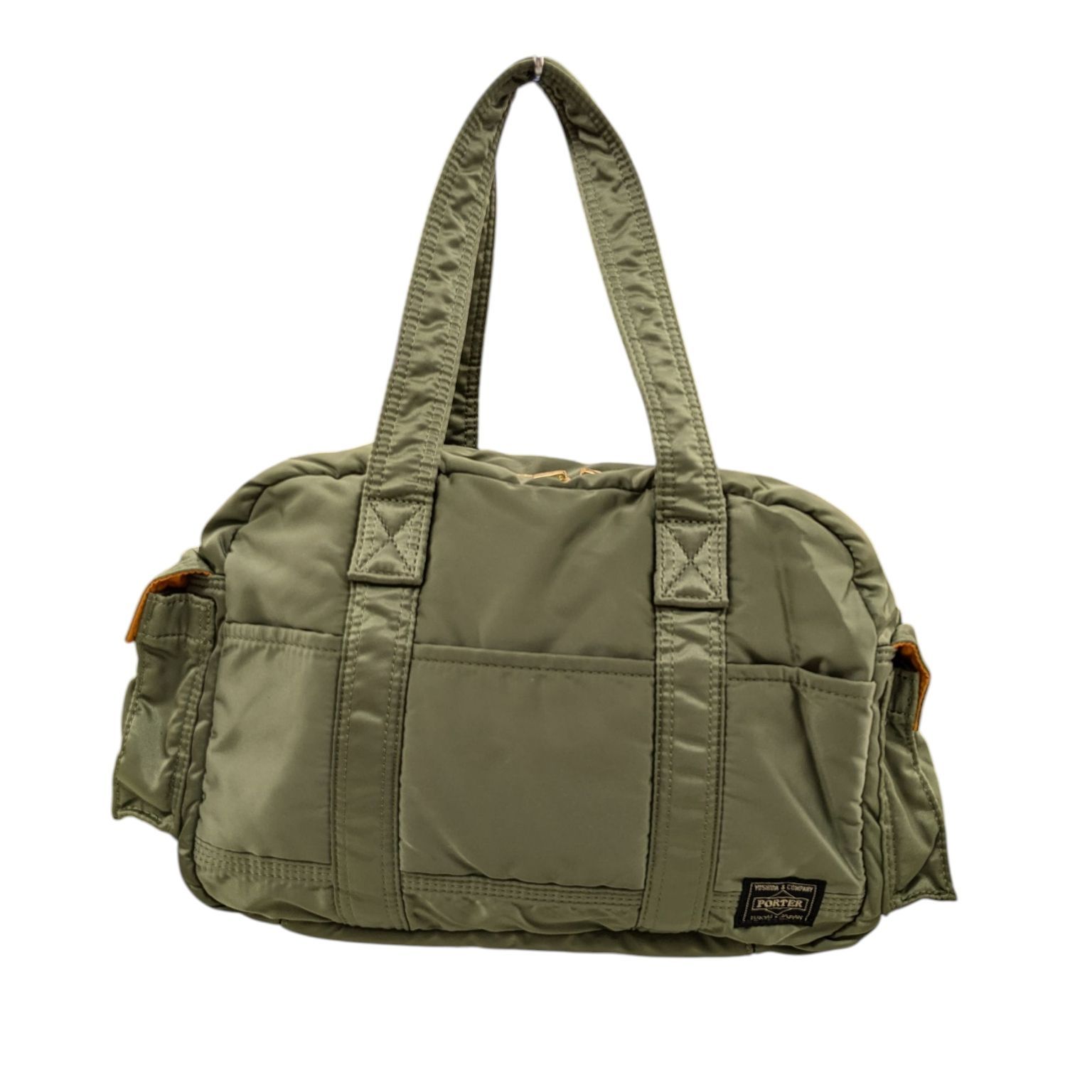 PORTERタンカー ボストンバッグ ハンドバッグ ナイロン オリーブグリーン 吉田カバン タンカー ハンドバッグ ミニボストンバッグ ナイロン 緑
