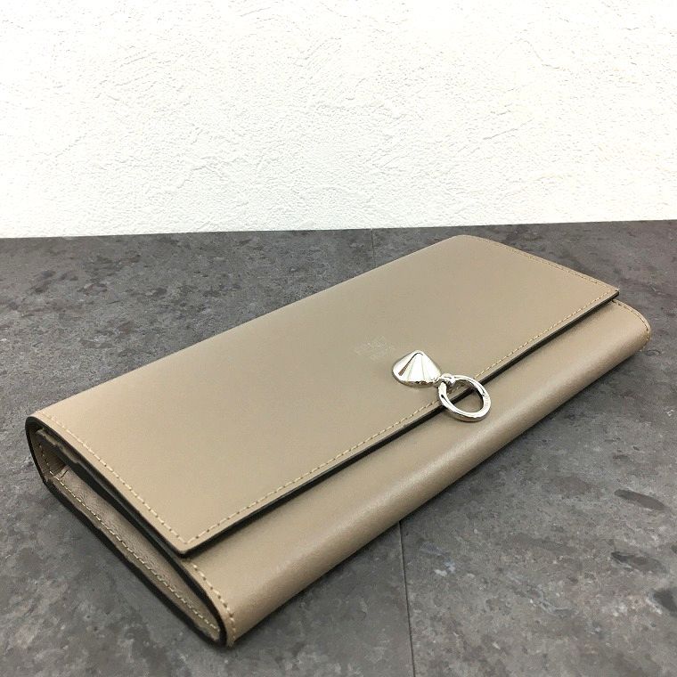 送料込み！ 極美品 FENDI 長財布 8M0251 バイザウェイ ベージュ 16