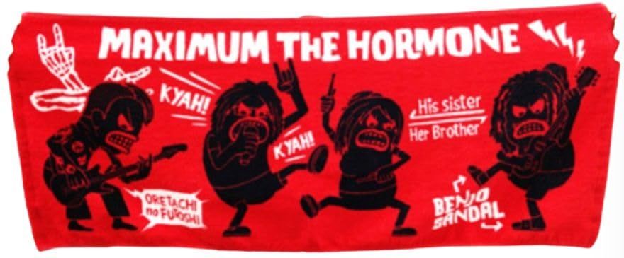 マキシマムザホルモン チビクロザホルモンタオル タオル フェイス