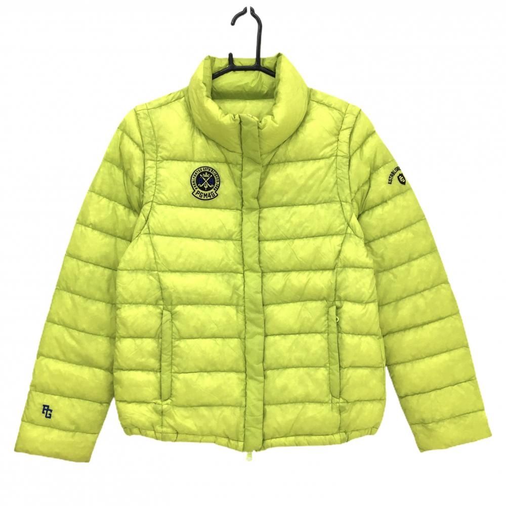 パーリーゲイツ 2WAYダウンジャケット ライトグリーン 袖着脱可 ダウン