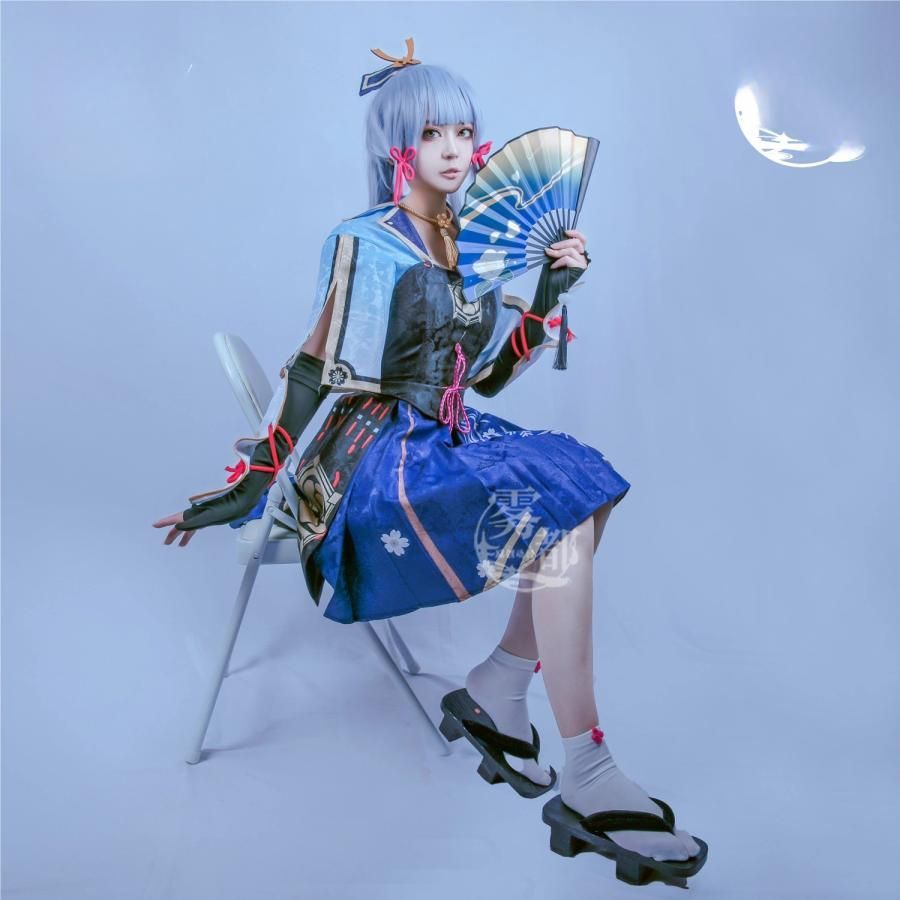 霧都アニメ 原神 稲妻城 神里綾華 コスプレ衣装 meilu 51209