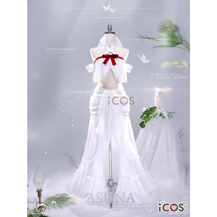 ICOS ソードアート オンライン アスナ 妖精女王 コスプレ衣装 ALO 衣装 meilu 51210