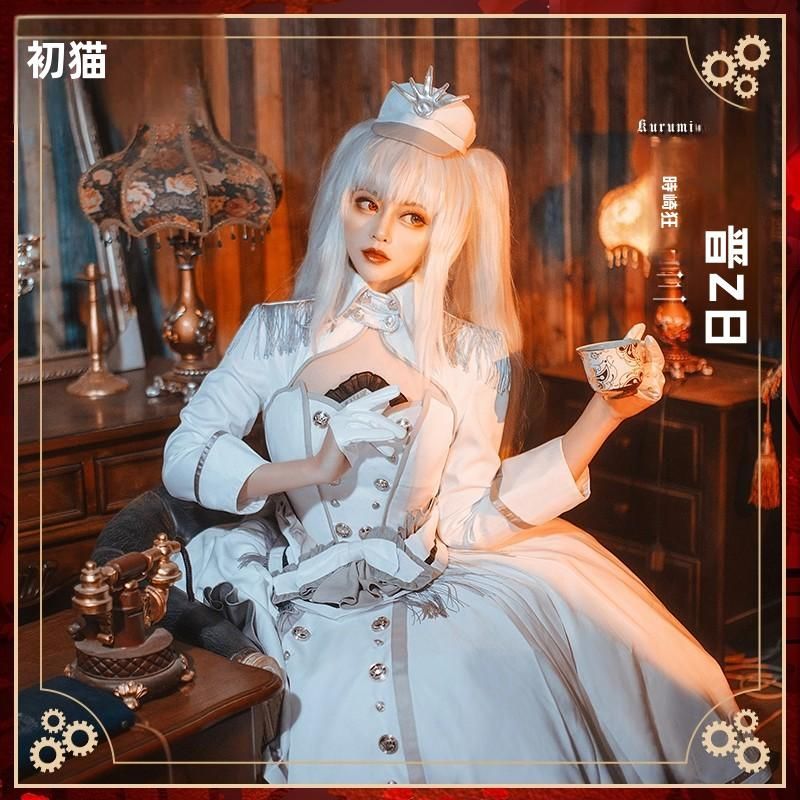 初獣猫 デート ア ライブ 時崎狂三 白の女王 コスプレ衣装 meilu 51209