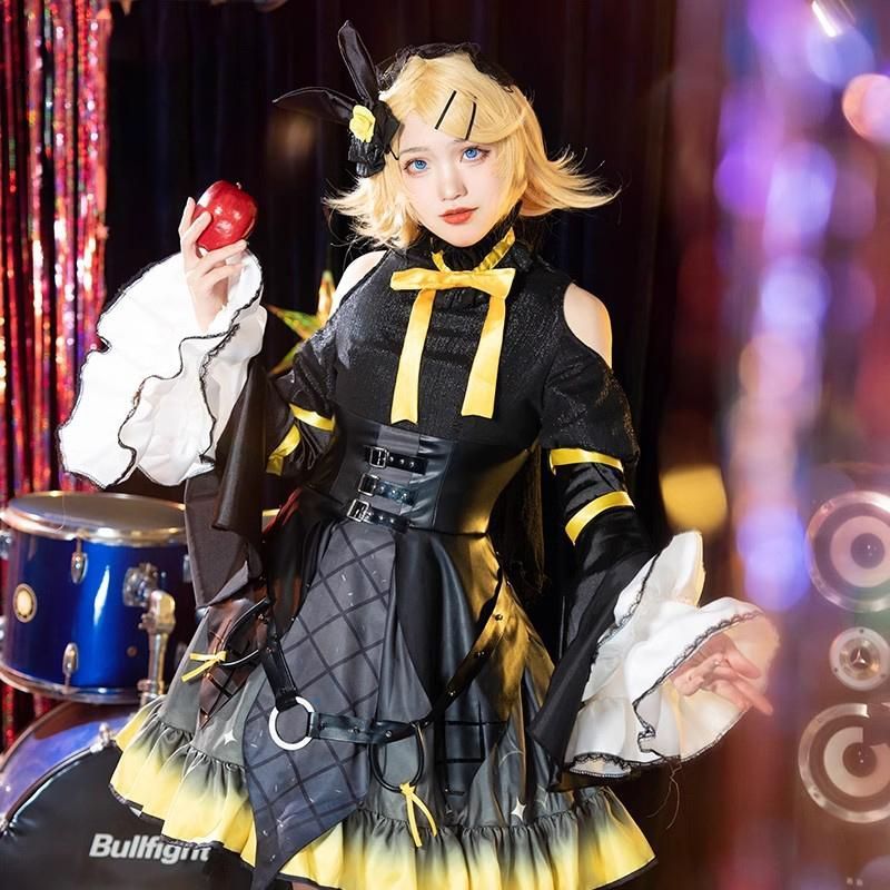 初音ミク 鏡音リン レン コスプレ衣装 ラスコール フルセット meilu 51210