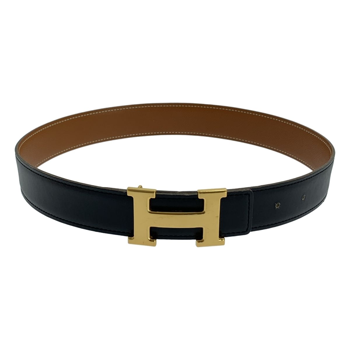 HERMES / エルメス | コンスタンス Hロゴ リバーシブル ベルト / 65