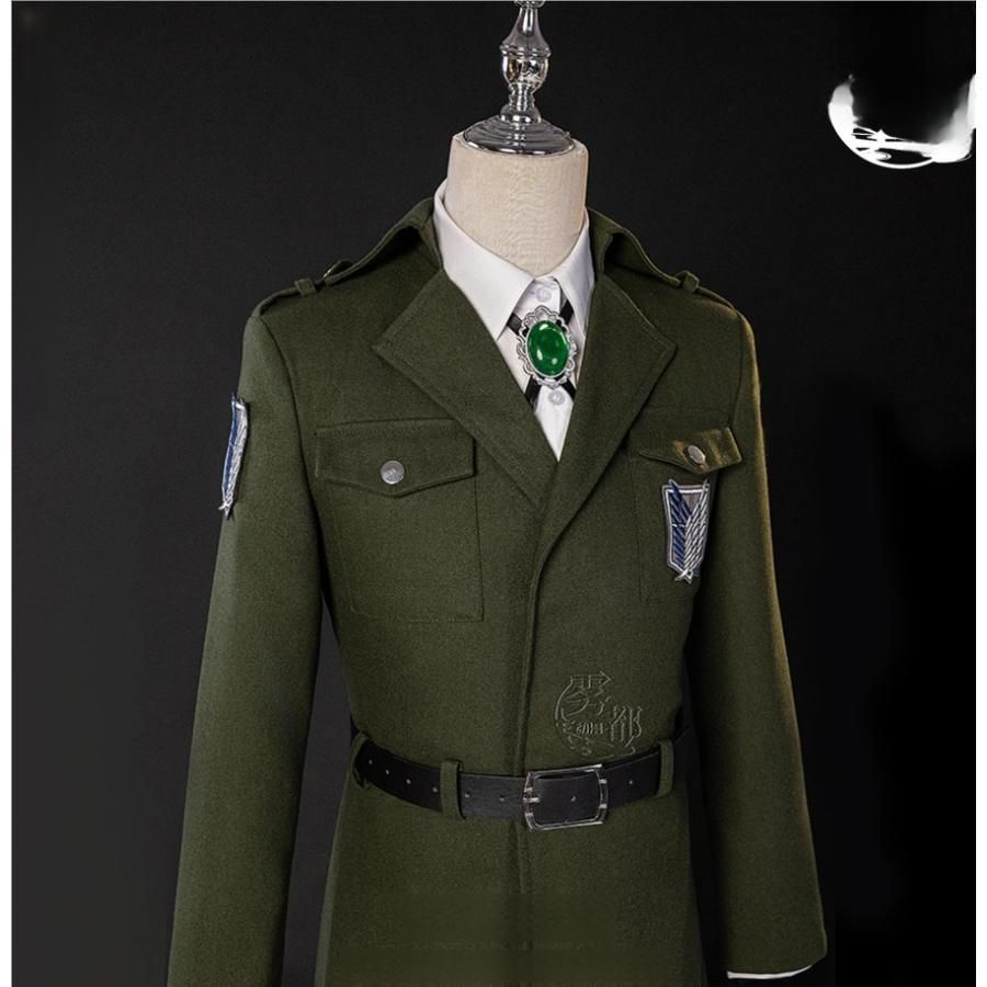 ♥ 霧都アニメ 進撃の巨人 調査兵団 COS衣装 巨人 コート 二次元コスプレ 衣装 フルセット meilu 51209