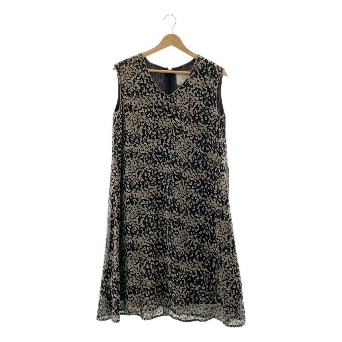 Sally Scott / サリースコット | 総柄 ノースリーブ ワンピース / 総