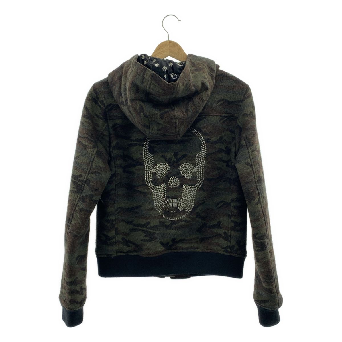 ペラフィネ スカルプリント ジャケット lucien pellat-finet / ルシアンペラフィネ | カモフラ柄 バックスカル